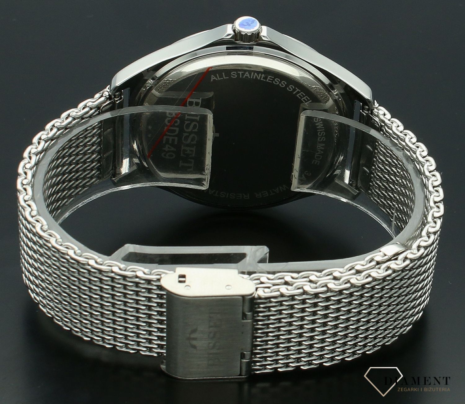 Zegarek męski stalowy Bisset na bransolecie BSDE49 SASX 03BX. Męski zegarek stalowy Bisset. Męski zegarek Bisset na bransolecie. Zegarek męski wyraźne cyfry. Zegarek męski Bisset na prezent (2).jpg